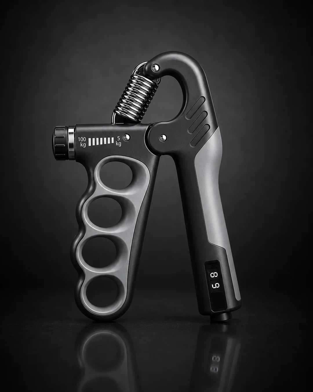 X-Grip Pro adjustable hand gripper (5-100 kg) with built-in rep counter
