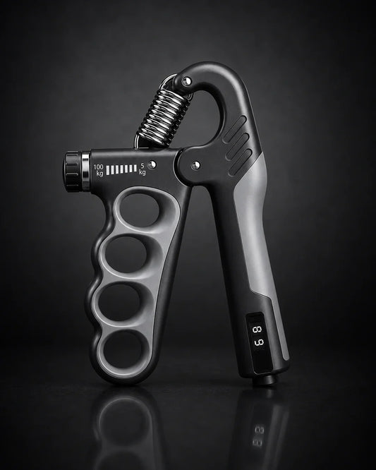 X-Grip Pro adjustable hand gripper (5-100 kg) with built-in rep counter