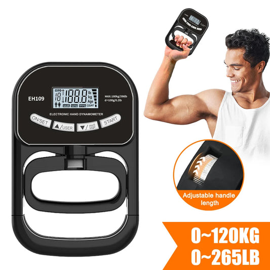X-Grip PowerTester™ Digital Hand Dynamometer - 265 lb / 120 kg